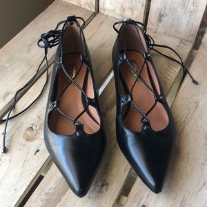 Nordstrom Halogen lace up flat